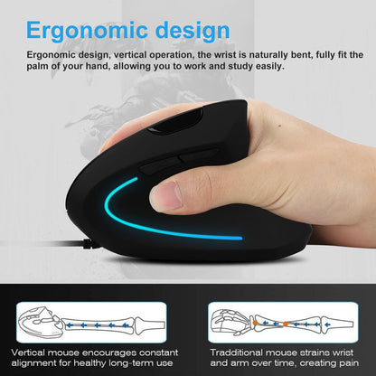 Ergonomic Optical Vertical Mouse