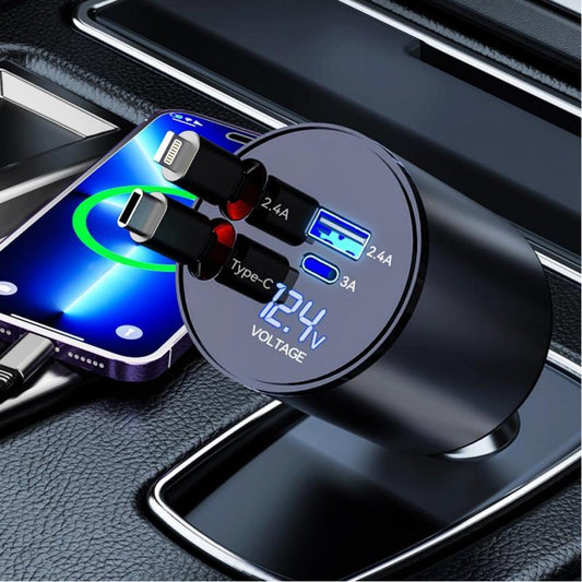 4 in 1 Fast Car Phone Charger