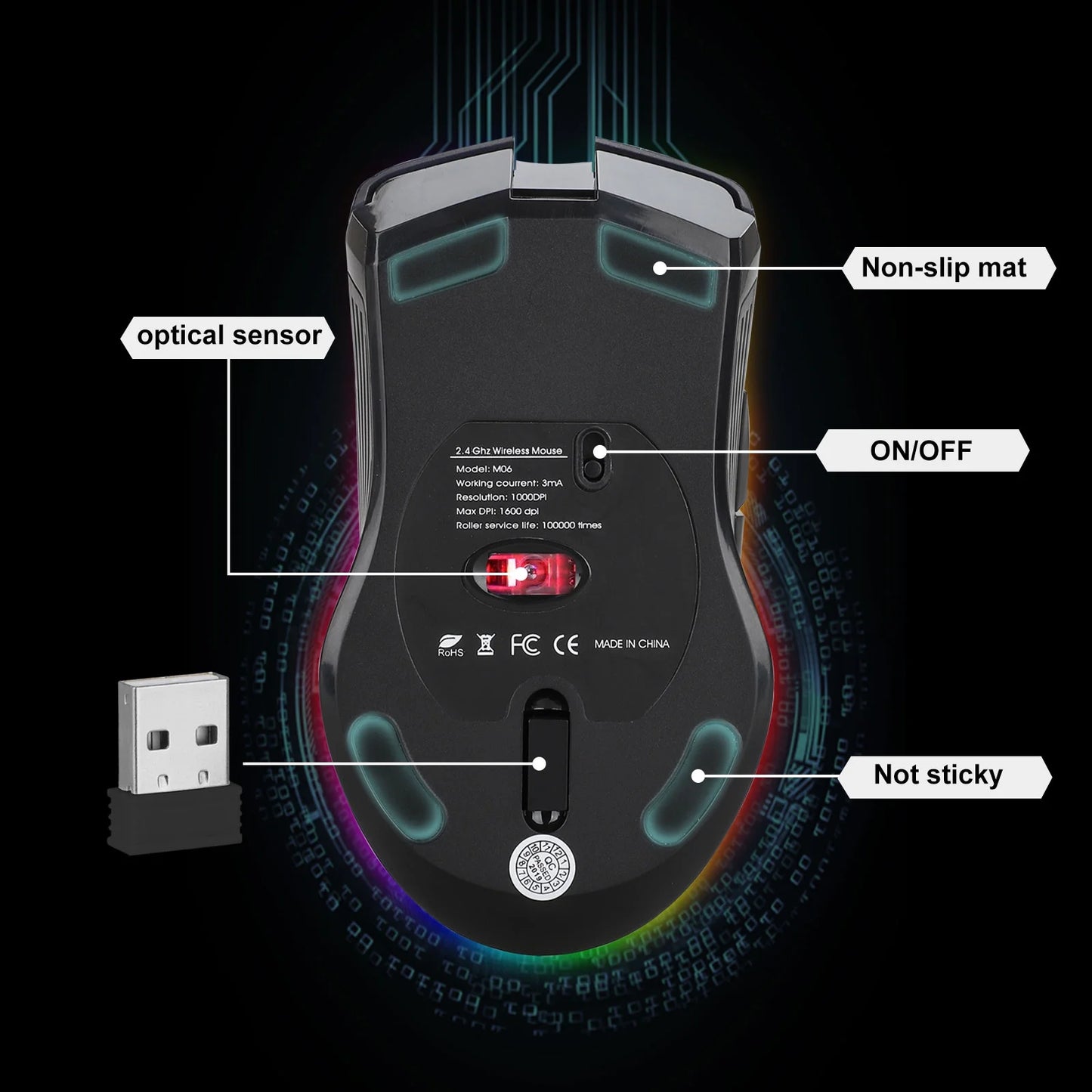 M06 Wireless Gaming Mouse