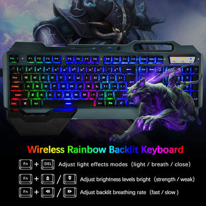 Wireless Gaming Keyboard and Mouse